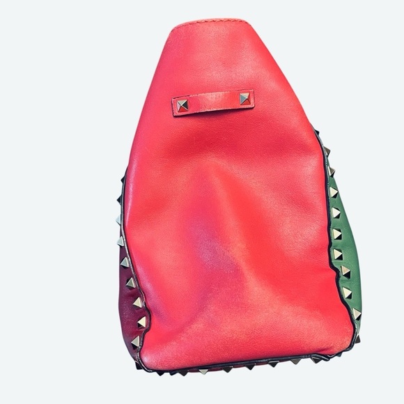 Valentino Garavani Rockstud Multicolor Medium Tote | Leather | Color Block - Picture 13 of 16